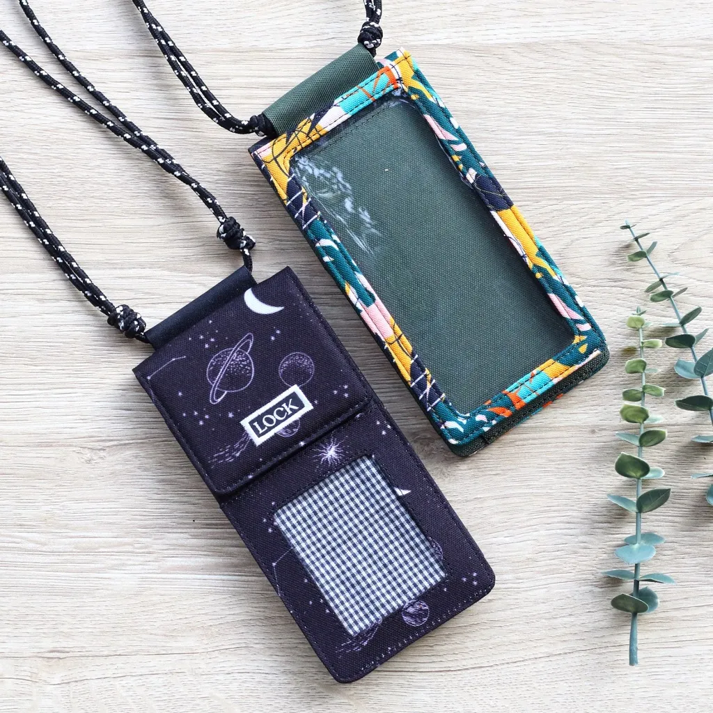 Tas Dompet HP Dompet Handphone ID Card Holder Hanging Phone Wallet Kalung Gantung Leher Multifungsi Touchscreen Wanita Pria LWS302