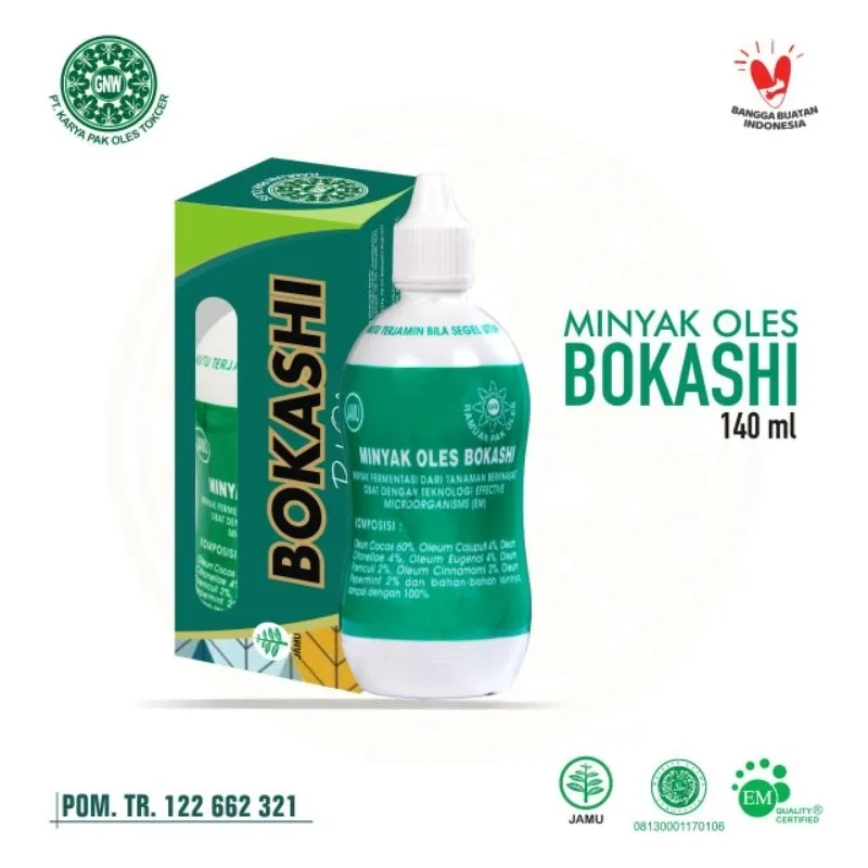 Minyak oles bokashi jumbo 140 ml