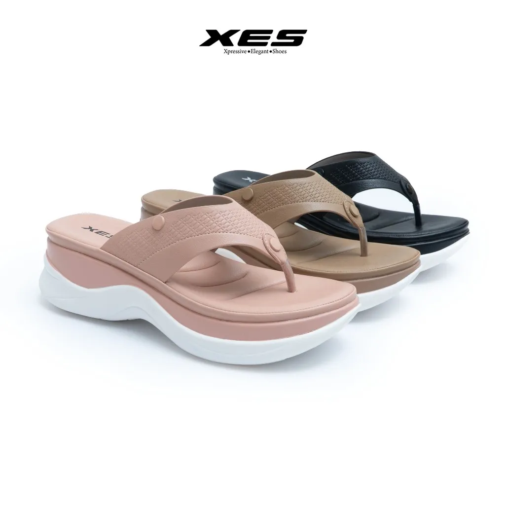 XES LANA-558 Sandal Wedges Slip on Wanita 5.5cm