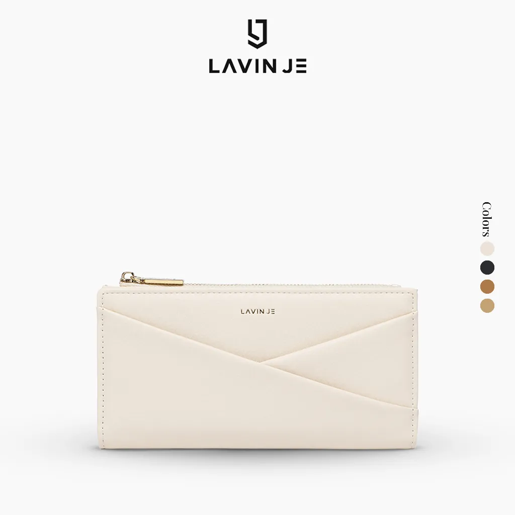 LAVIN JE Dompet Wanita Thea Long Purse Dompet Panjang Lipat Wanita Elegan Woman's Long Purse D1041