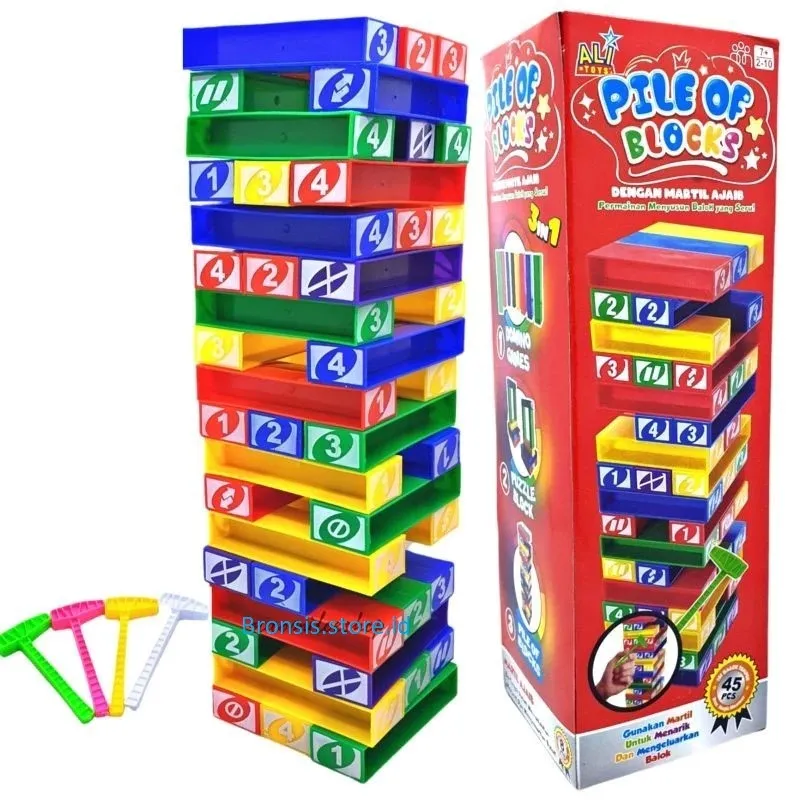 BRON - MAINAN STACKO  / MAINAN ANAK STACKO FREE BUBBLE WAP