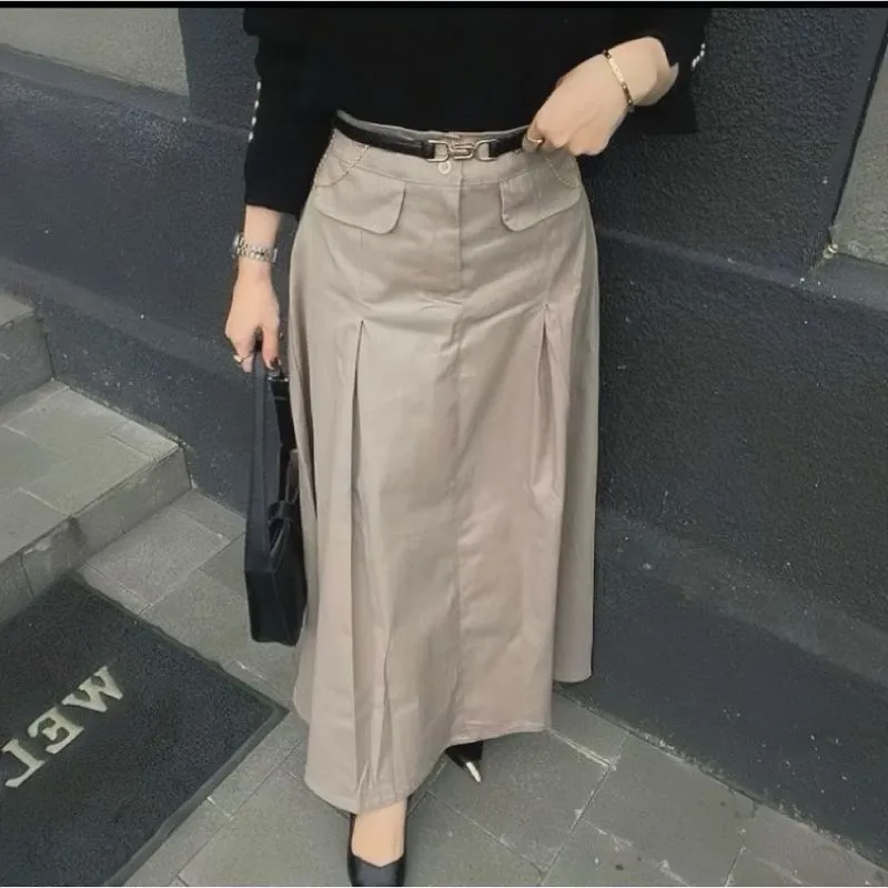 ALICE ROK SKIRT TERBARU KATUN COMBED TWILL TEBAL PREMIUM BAHAN ADEM TEBAL KEKINIAN KOREAN STYLE