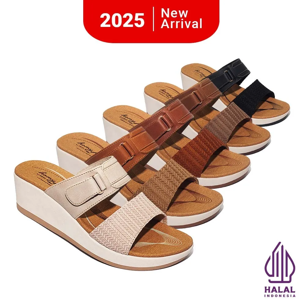 Homyped Jasmine Ayana N62 Sandal Wedges Wanita