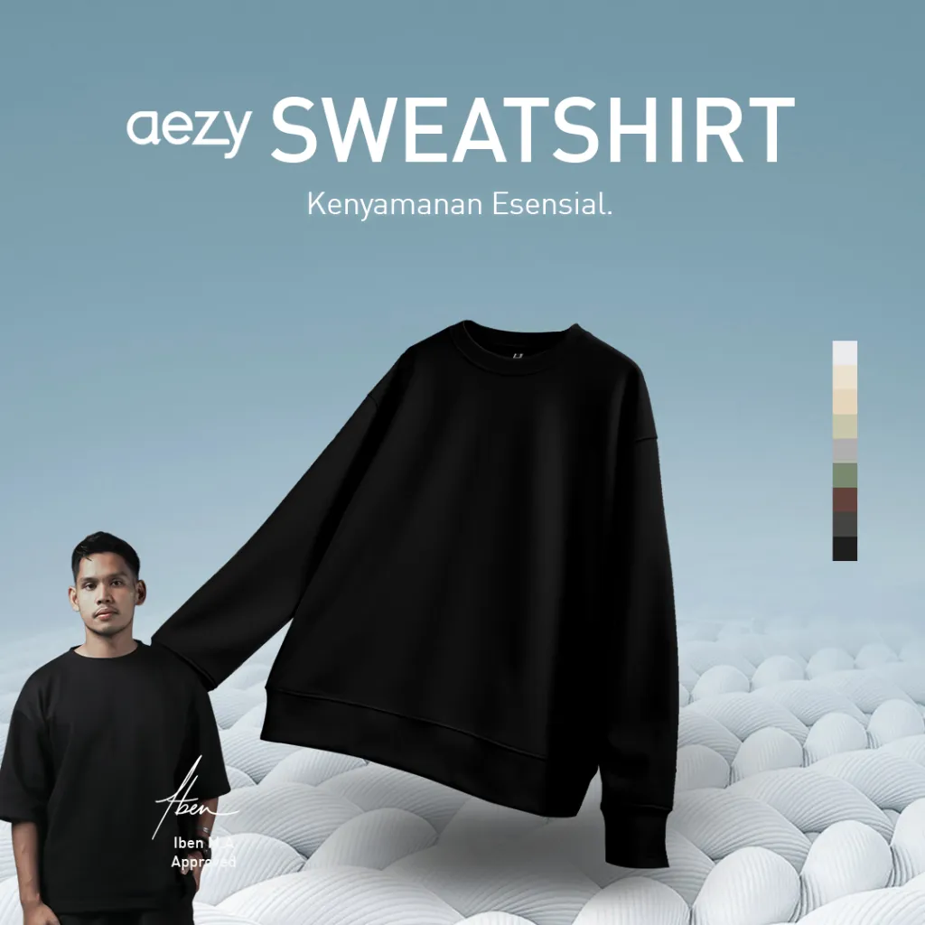 No Void Minds Heavyweight AEZY Sweatshirts | Charcoal