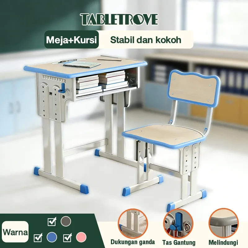 TABLETROVE  Meja Belajar Anak Set Kursi Meja Kursi Blajar Kursi Sekolah Harga Grosir