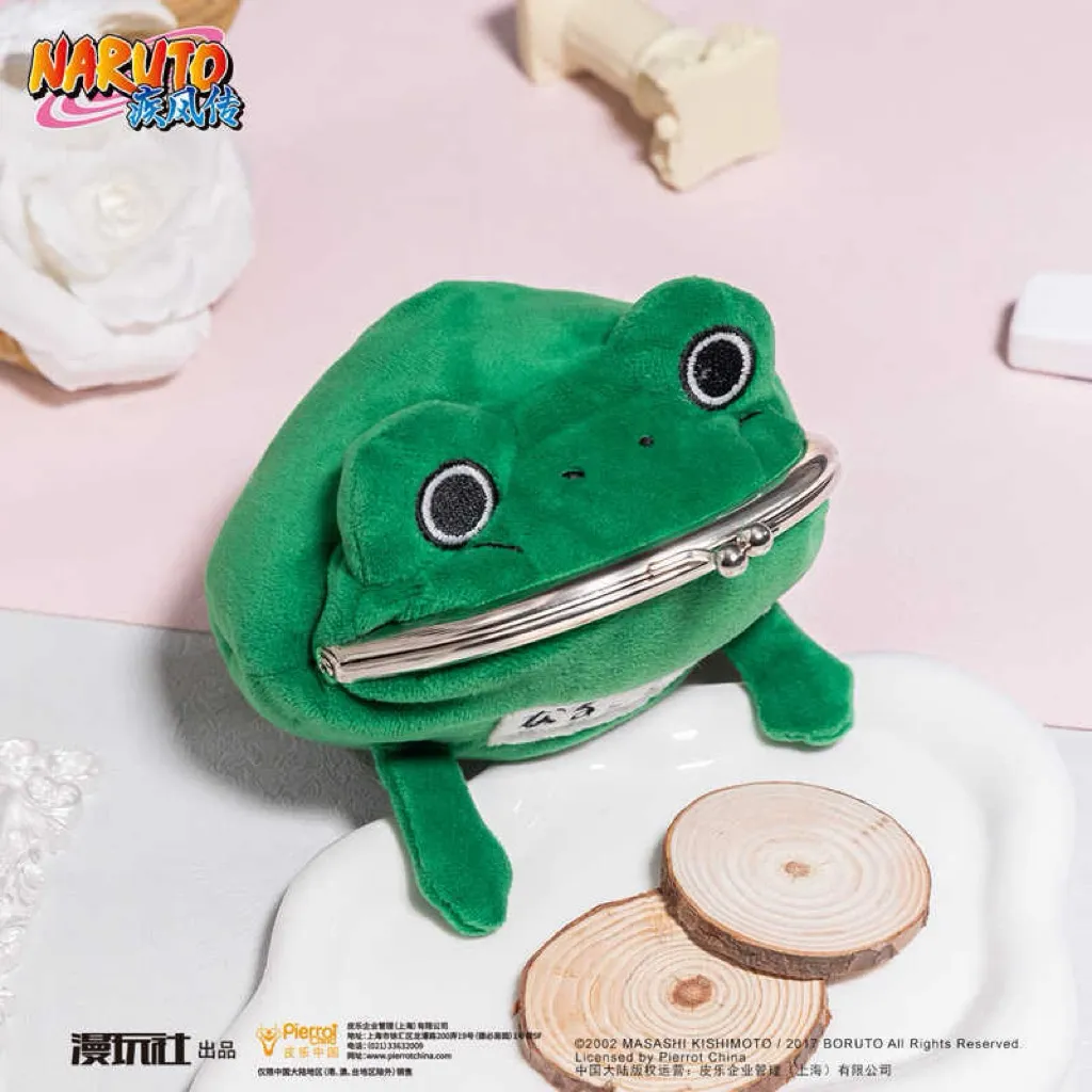 READY STOCK [Offical Licensed] Naruto Frog Wallet Coin Purse / Uzumaki Naruto Dompet Koin Katak Dompet Koin
