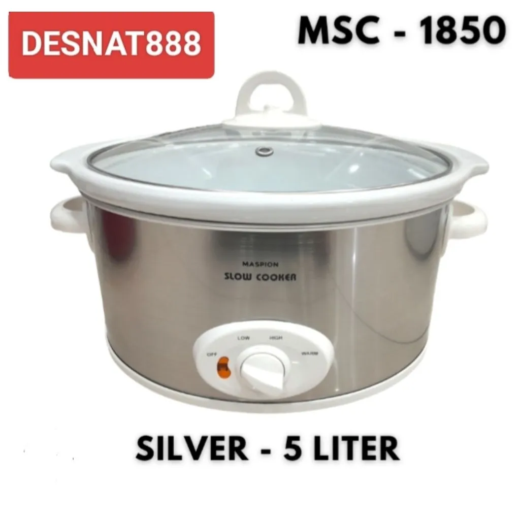 Slow Cooker Maspion MSC-1850 (5Liter)