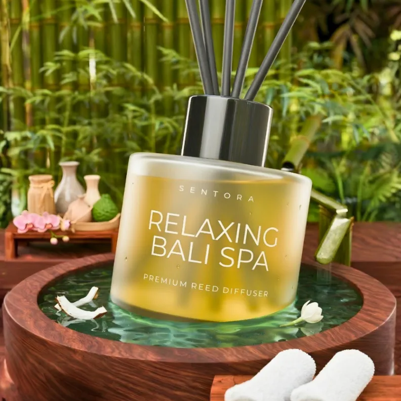 SENTORA Relaxing Bali Spa | Premium Reed Diffuser | Pewangi Ruangan – Pengharum Ruangan