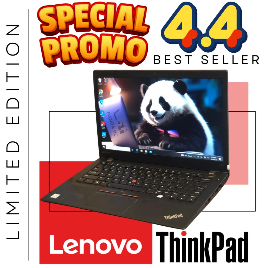 Laptop Lenovo Thinkpad Core i5 / i7 / Ram 8GB / 16GB Laptop Lenovo T - Series 15 / 14 / 12  Inch | Laptop Second | T14 / T14S / T490S / T480 / T480S / T460S / T490 / T470S / T450S / T460 / T470