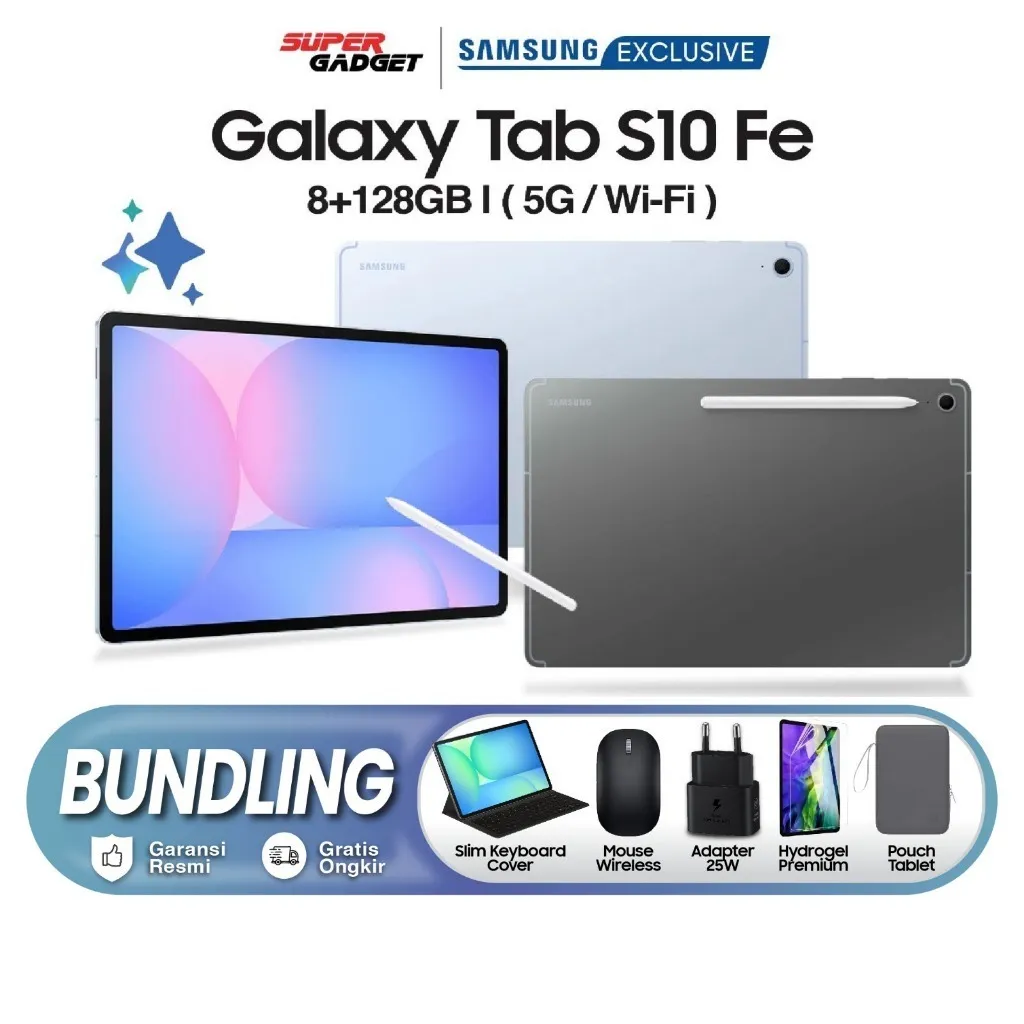 Samsung Galaxy Tab S10 FE 5G Wifi 8/128 GB Tablet 10 inch