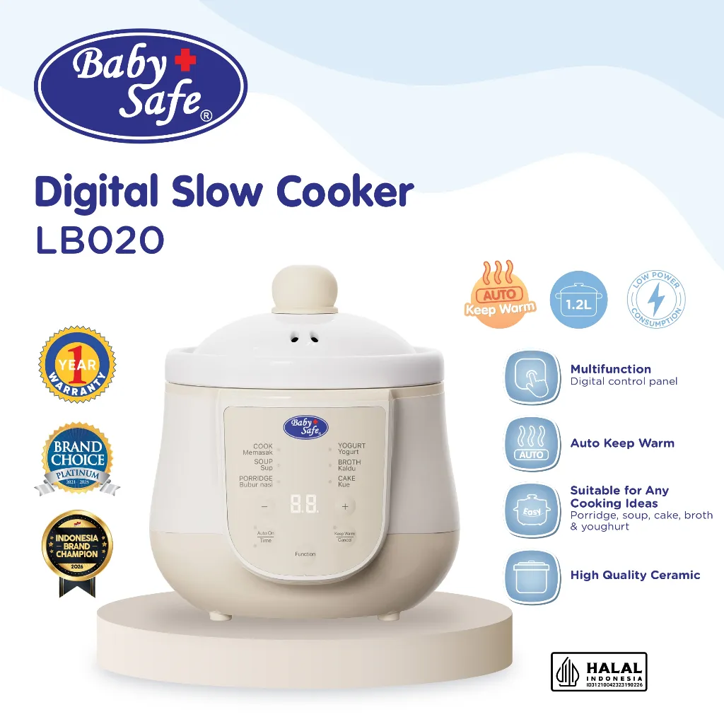 BabySafe - Slow Cooker 1.2 L - LB020