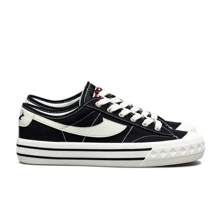 Sepatu Compass Retrograde Low Black White