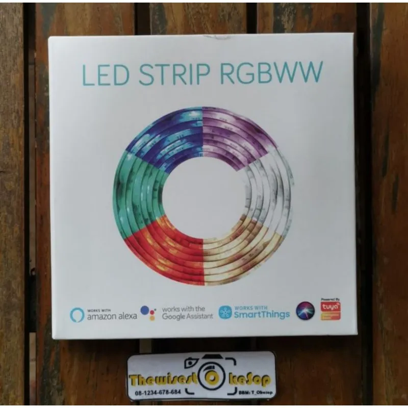 BARDI LED Smart Lampu LED Strip RGBWW Wifi 2 Meter Ori Resmi