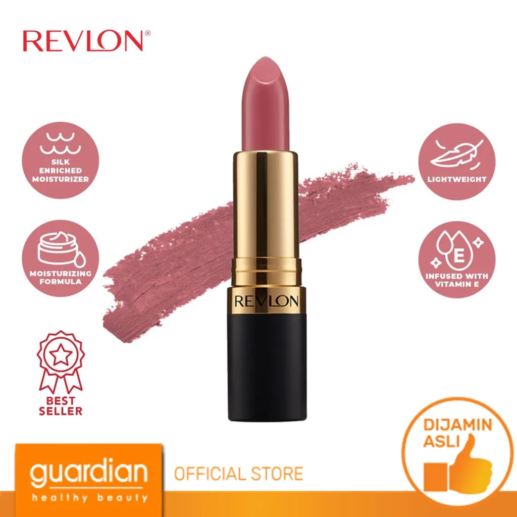 REVLON Super Lustrous Bold Matte Lipstick - 048 Audacious Mauve