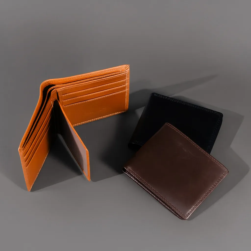 Kenes Leather Dompet Pria Kulit Asli LEON LANDSCAPE - Free Gravir Nama