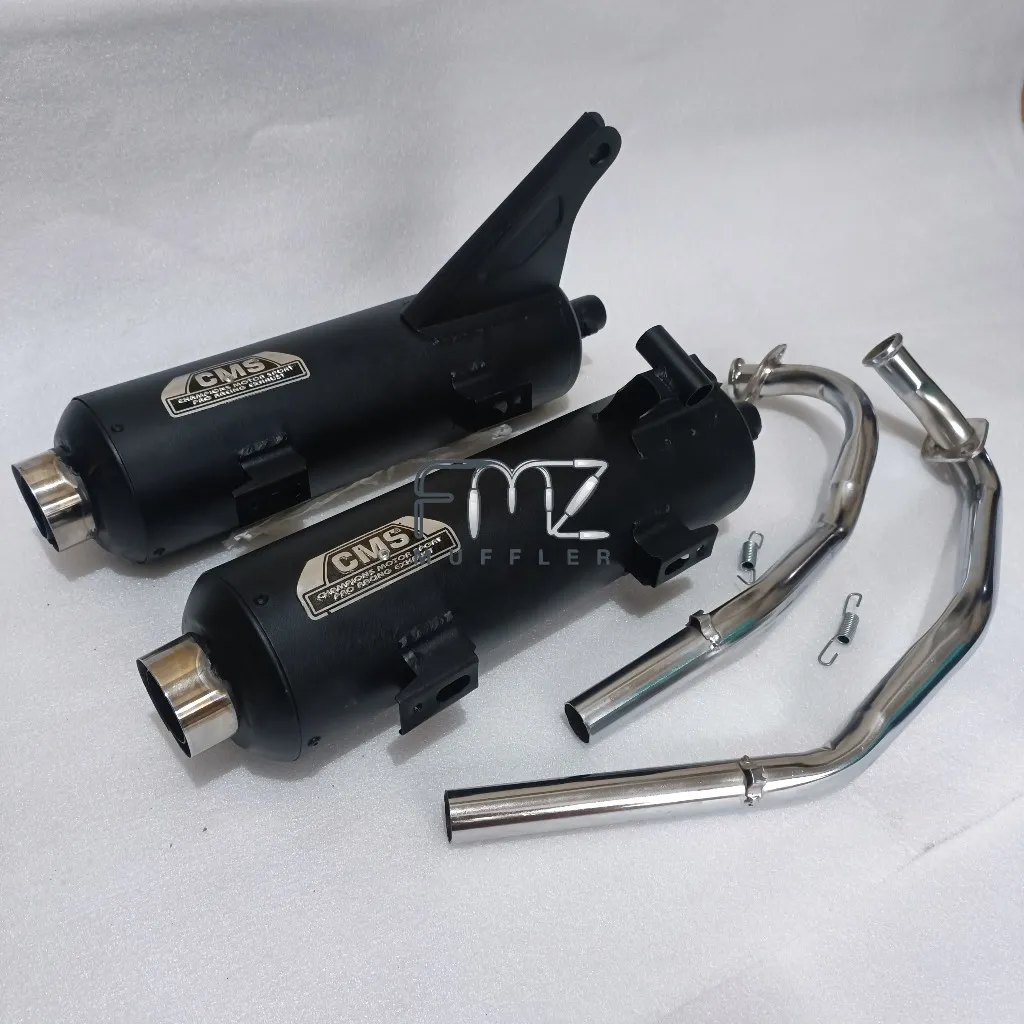 KNALPOT CMS STANDAR RACING NGEBAS ADEM ALL MATIC MIO SPORTY MIO SOUL GT MIO J MIO M3 FINO X-RIDE BEAT KARBU BEAT FI BEAT STREET SCOOPY GENIO VARIO KARBU VARIO 125/150 LED SPACY