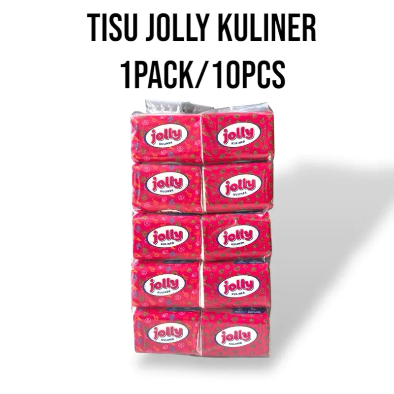 [ PAKET ISI 10 ] Tisu JOLLY POP UP 200 Sheet 2ply Tissue PROMO !!!
