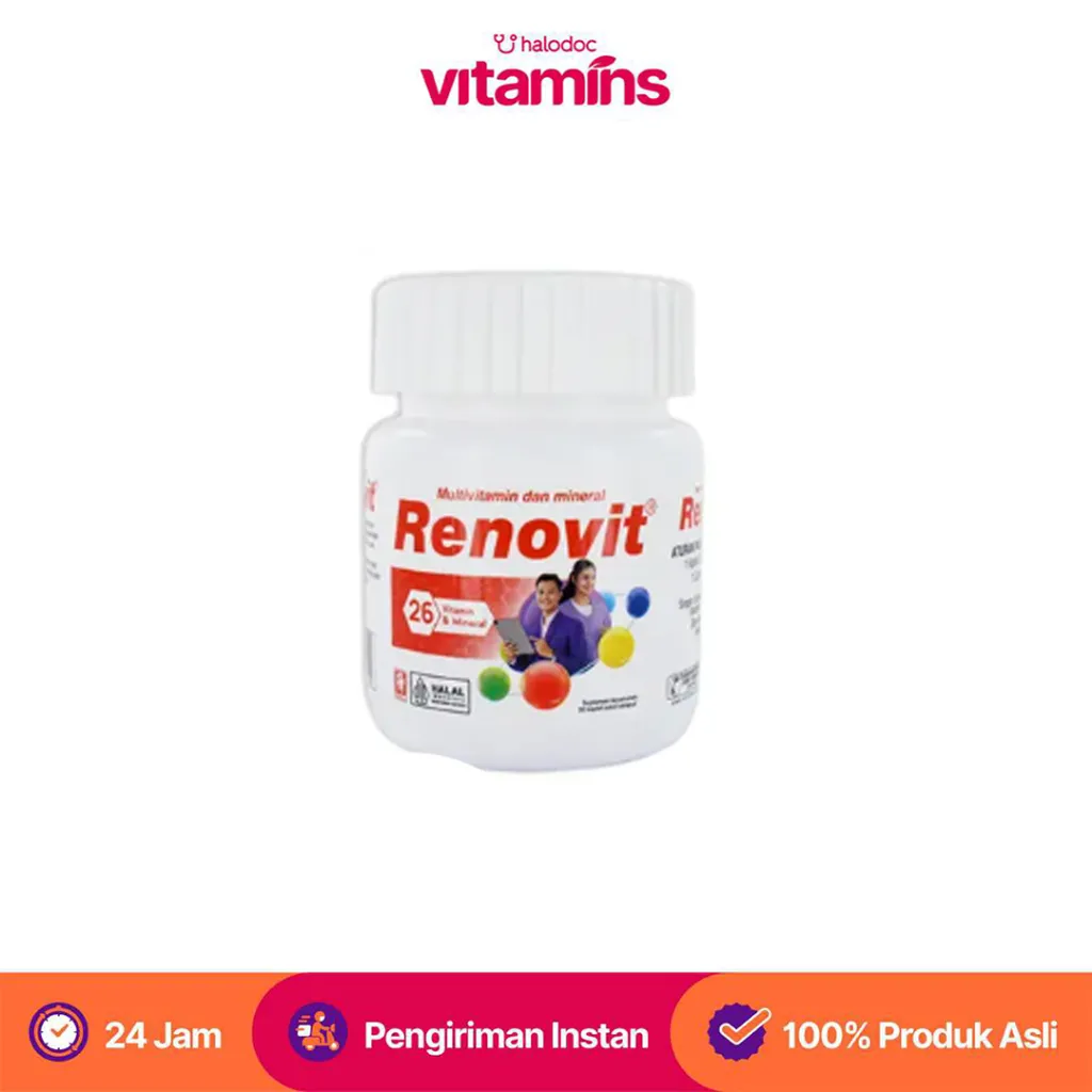 Renovit Suplemen Multivitamin isi 30 Kaplet