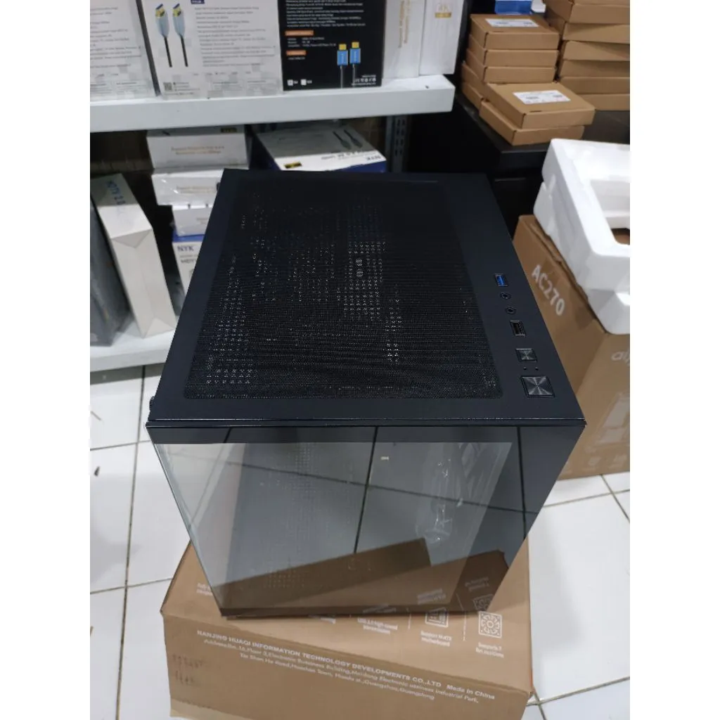 Casing PC Gaming  Aigo AC270 M-ATX Non Fan / Casing Gaming Tempered Glass