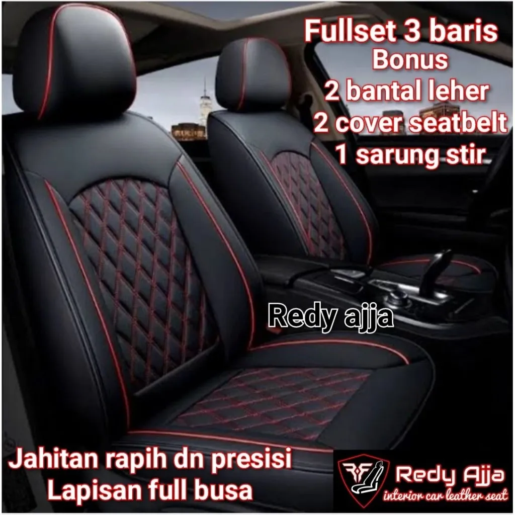 SARUNG JOK MOBIL BHN MBTECH ORIGINAL 3 BARIS FULL