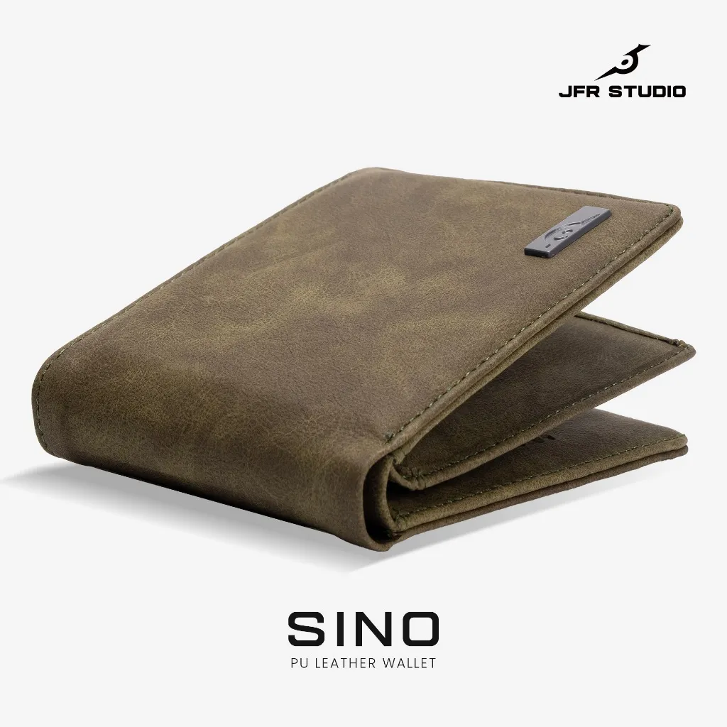 JFR Dompet Pria Elegan Kulit PU Premium - Sino Wallet J55
