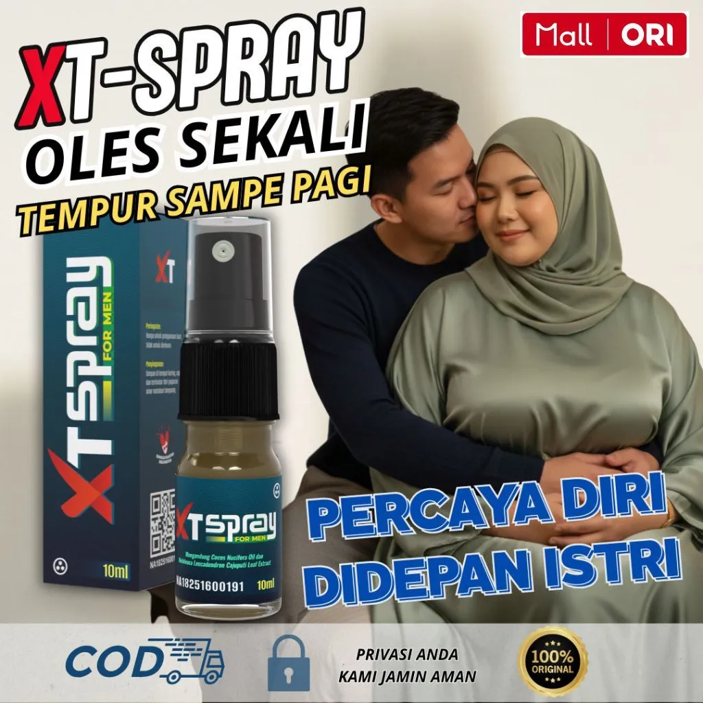 XT Spray obat kuat Herbal Megic Spray Power Tahan Lama 10ml Original BPOM