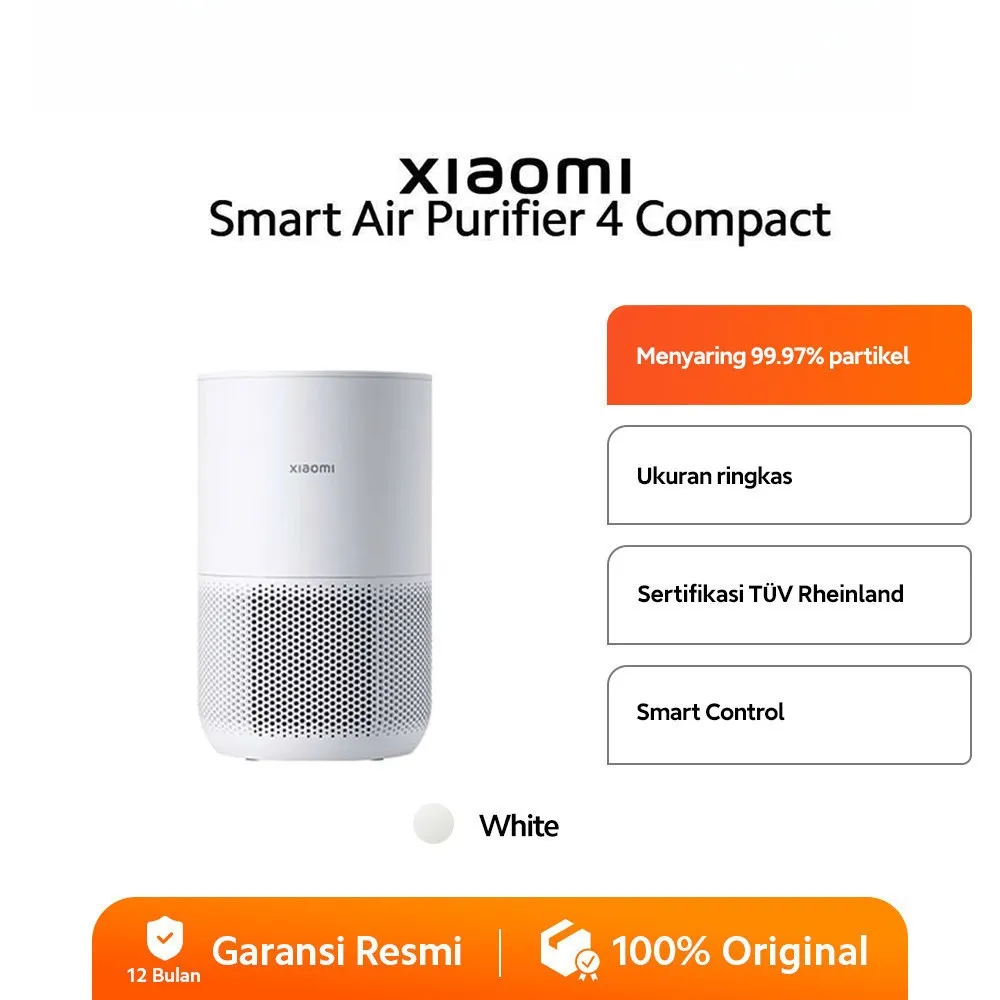 Xiaomi Mi Air Purifier 4 Compact - Penyaring Udara - Garansi Resmi