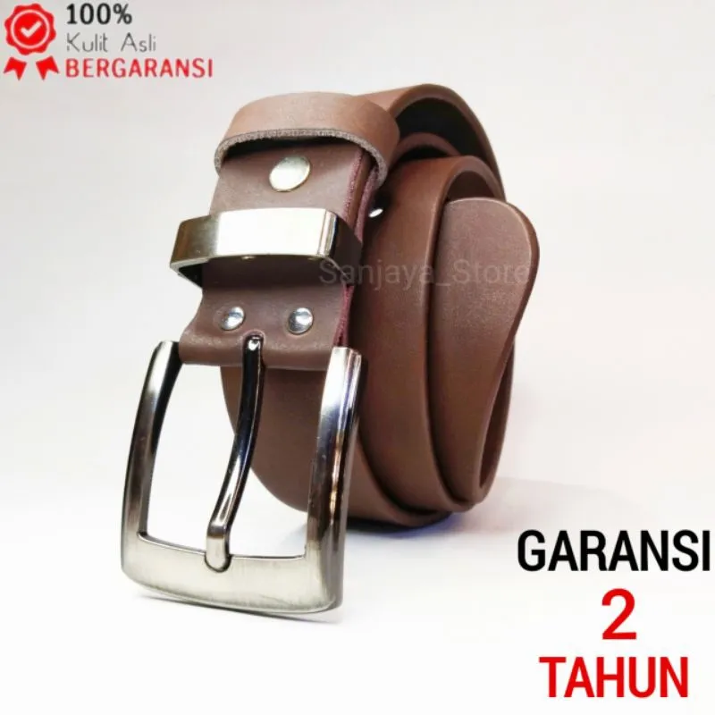Sabuk Pria/Ikat Pinggang Pria 100% ORIGINAL Kulit Asli Garut