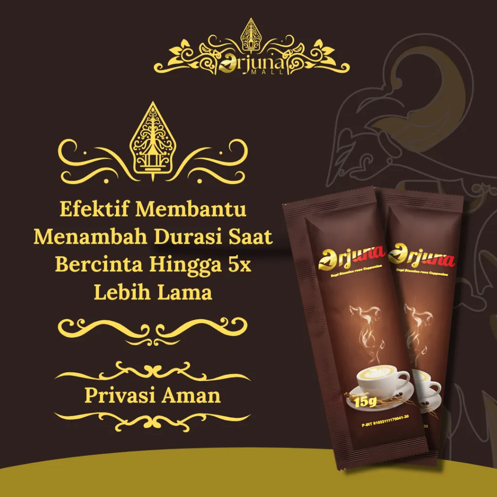 KOPI ARJUNA ORIGINAL - Minuman Kopi Instan Rasa Cappucino Original ( 1 Sachet )