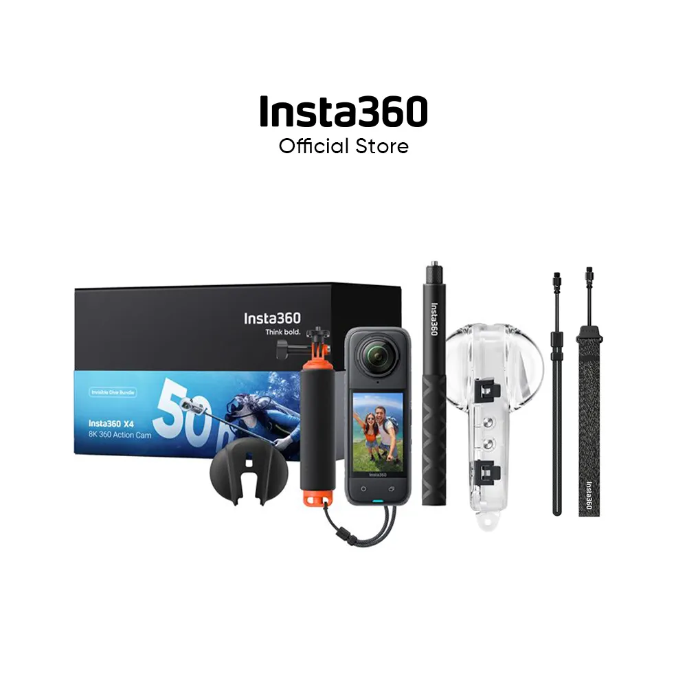 Insta360 X4 Action Camera 360° Paket Bundling