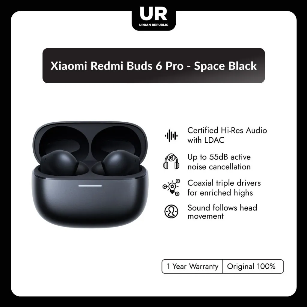 Xiaomi Redmi Buds 6 Pro - Space Black