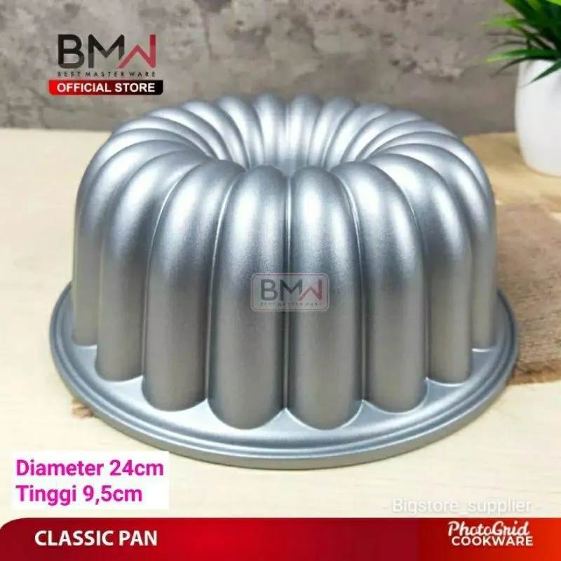 PROMO loyang kue bolu classic rosmerry ANTI LENGKET / cetakan kue murmer cake classic round aluminium / cetakan kue tulban premium motif classic rosmerry / cetakan chiffon classic rosmarry anti lengket / classic pan kue bolu aluminium / rosemarry pan