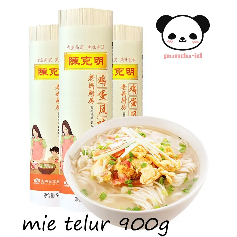 Chen Ke Ming Mie Telur/Mie Lebar/Mie Lidi/Mie Kering Tipis 900gr/1kg
