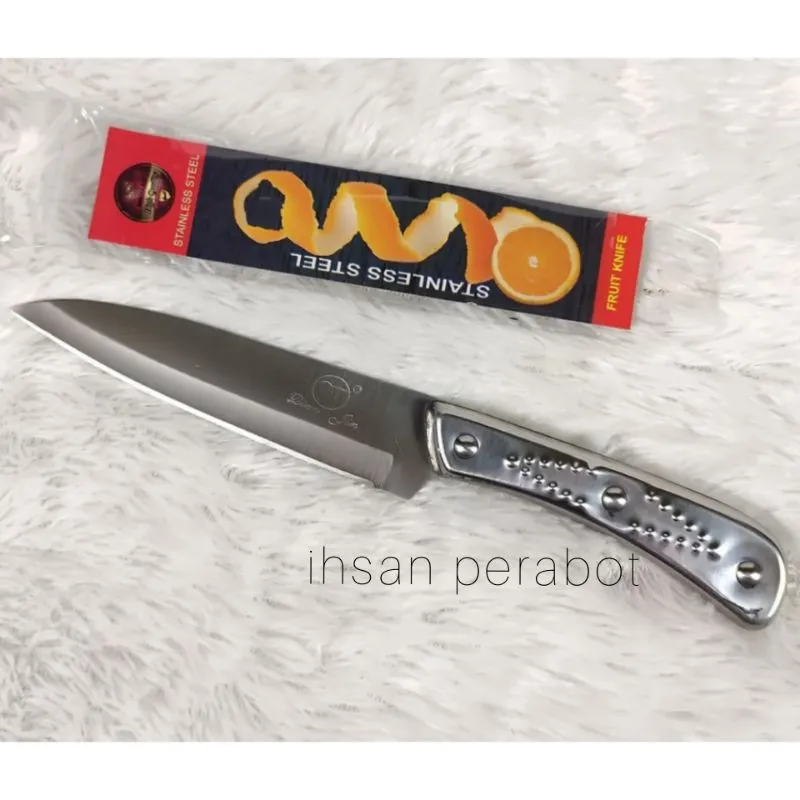 Pisau Stenlis gagang stenlis / pisau murah tajam