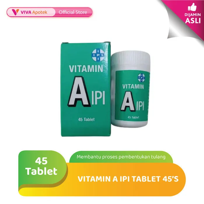Vitamin A IPI untuk Kebutuhan Vitamin A (45 Tablet)