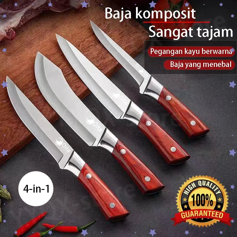 Oita Pisau Dapur Stainless Steel Daging Boning Pisau super tajam baja asli import