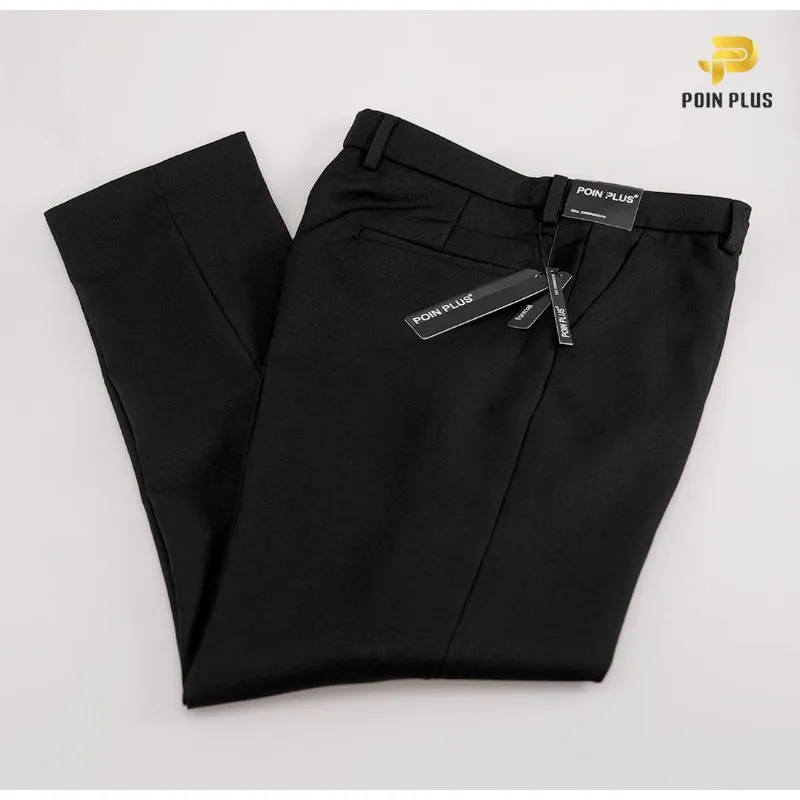 Celana Bahan Dasar Kantor Slimfit Pria Merk Poin Plus Original Dasar Formal Kantor Panjang Pensil
