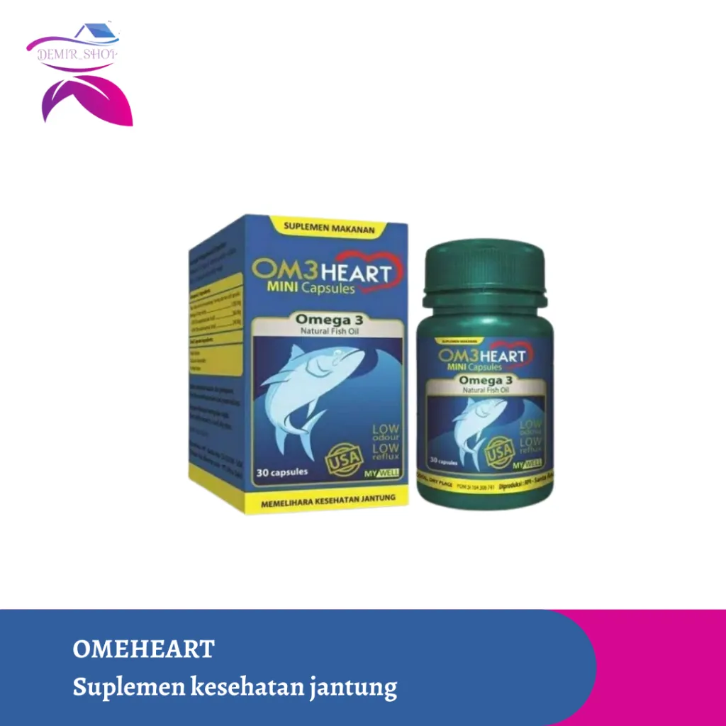 Omeheart Omega 3 Suplemen Kesehatan Jantung / Minyak Ikan