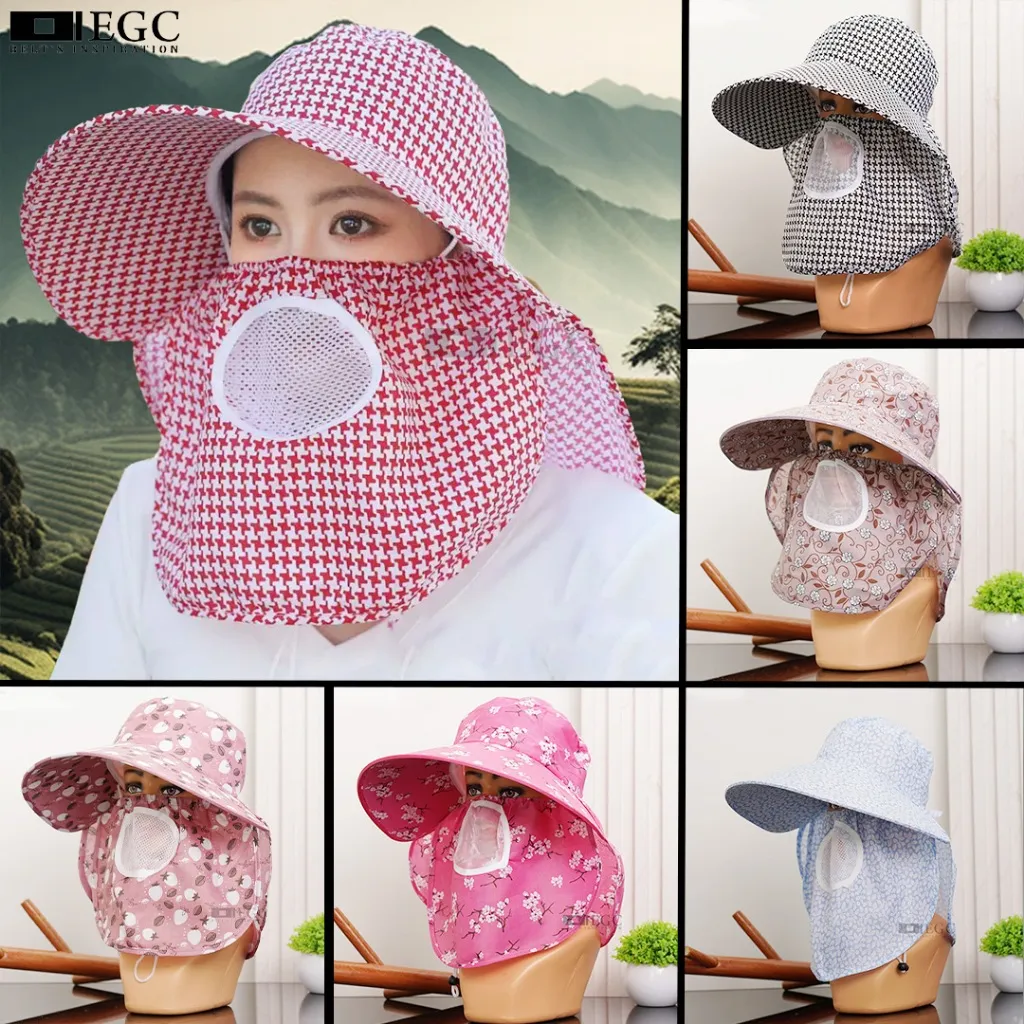 TOPI WANITA /TOPI VISOR PELINDUNG DARI SINAR MATAHARI/TOPI BERKEBUN/TOPI MASKER -M-3363-M-3364/M-4417