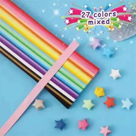 MAINAN MURAH - 540pcs Kertas Origami Bintang Diy Berwarna Star Paper Craft Handmade COD