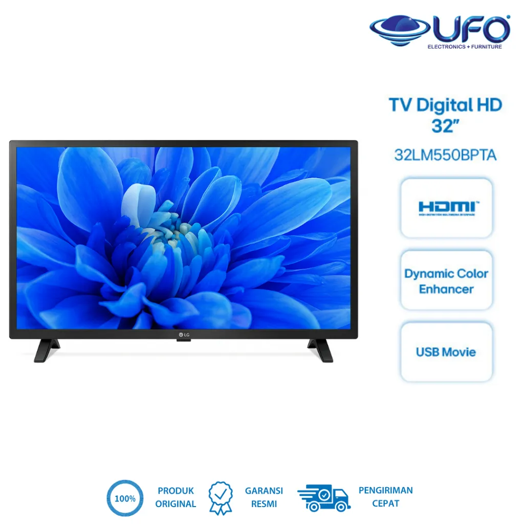 LG 32 Inch LED TV Digital 32LM550BPTA Garansi Resmi