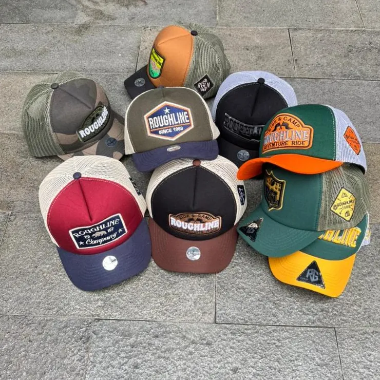 Topi Trucker Lidah Pendek Roughline Premium