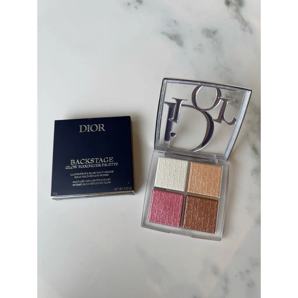 NEW D10R B4ckstage Glow Maximizer Palette 001 Univers4L Glow (face palette)