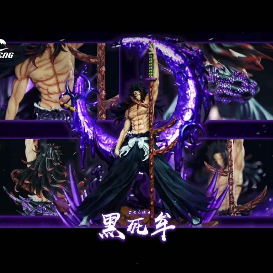 [ Ready ] Statue Demon Slayer [ Cheng Studio x JT ] Kokushibo LED Design Recast 43cm