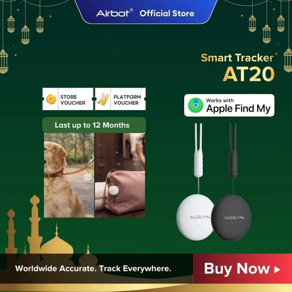 Airbot Anergy+ Tracker Tag AT20 compatible with Apple product