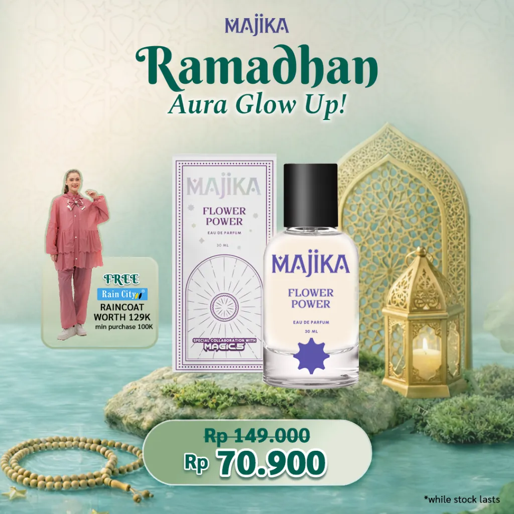 [MAGIC 5 x MAJIKA Blind Box] FLOWER POWER Eau de Parfum | 30 ML | Free Sticker MAGIC 5 Random