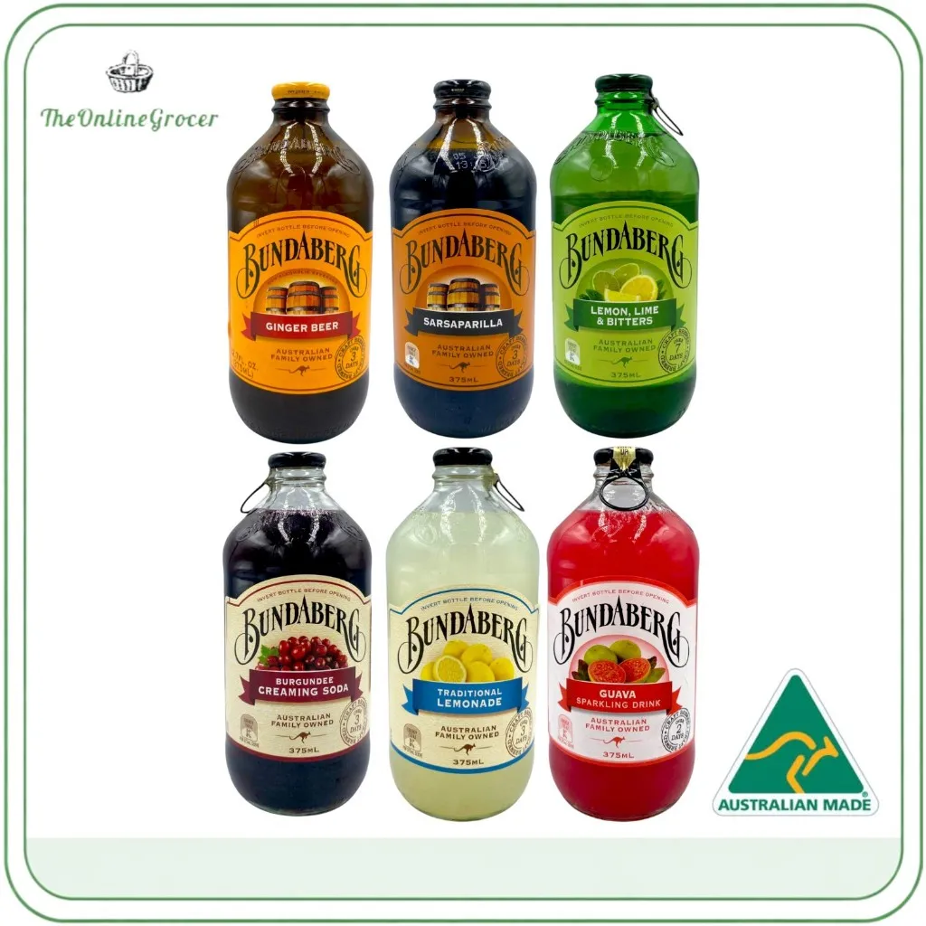 Bundaberg Soft Drink - Minuman Soda Australia 375ml