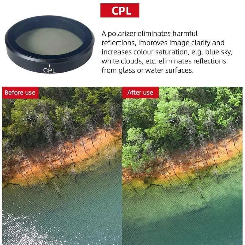 ORI CAPART Filter Lensa Kamera Aksi DJI Action 4/5 Pro CPL Polarizer - CPR-45
