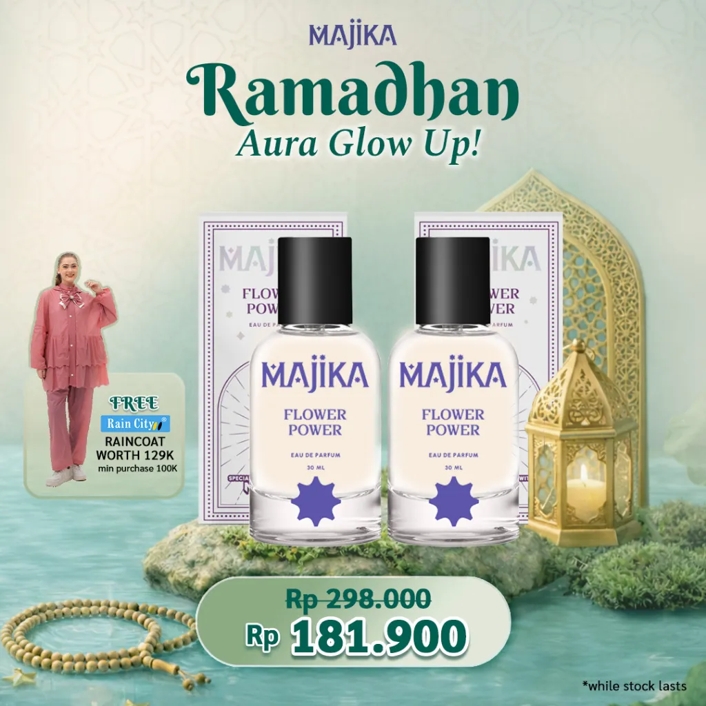 [MAGIC 5 x MAJIKA Blind Box]x2 FLOWER POWER Eau de Parfum | 30 ML | Free Sticker MAGIC 5 Random