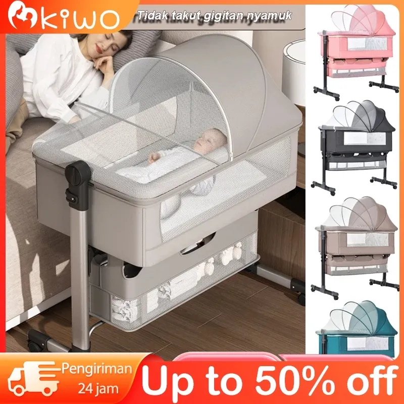 Box bayi tempat tidur bayi/Side Bed Bisa Buka Samping/Tempat tidur bayi/ Tempat tidur anak